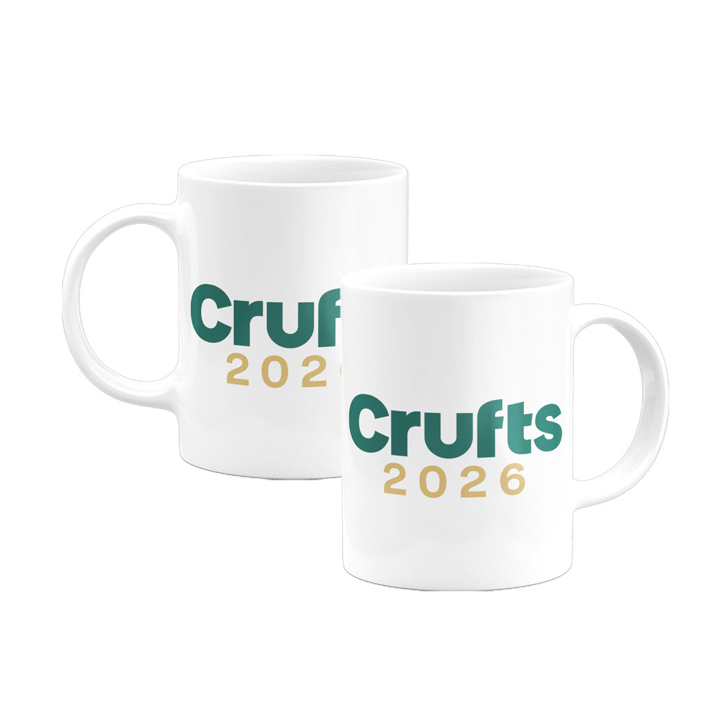 Crufts 2026 Logo Mug | Commemorative Individually Boxed Dog Lover Gift