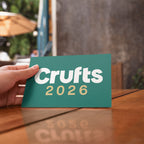 Crufts 2026 Logo Postcard Pack (Set of 8) | Sustainable Dog Lover Gift