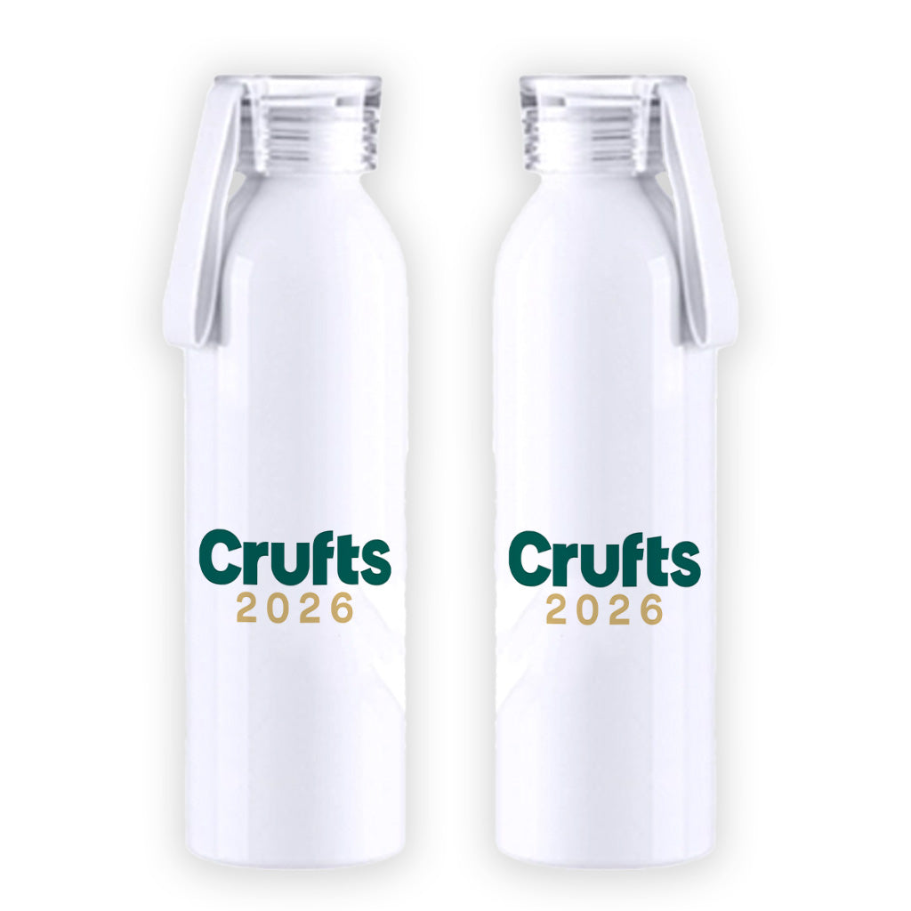 Crufts 2026 Logo Slim Sports Water Bottle (650ml) | Premium Dog Lover Gift