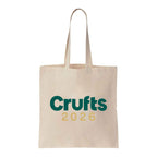 Crufts 2026 Logo Cotton Canvas Tote Bag (36x36cm) | Commemorative Dog Lover Gift