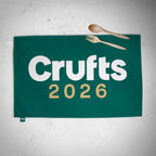Crufts 2026 Logo 100% Cotton Tea Towel | Commemorative Kitchen Gift