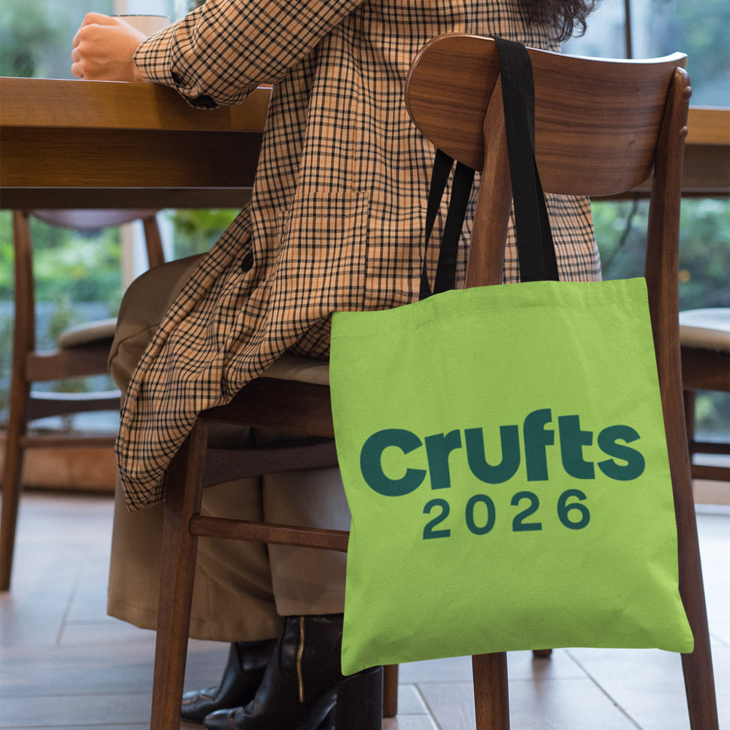 Crufts 2026 Logo 100% Cotton Tote Bag (40x40cm) | Commemorative Dog Lover Gift