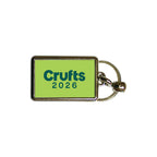 Crufts 2026 Logo Metal Keyring (4x3cm) | Commemorative Dog Lover Gift