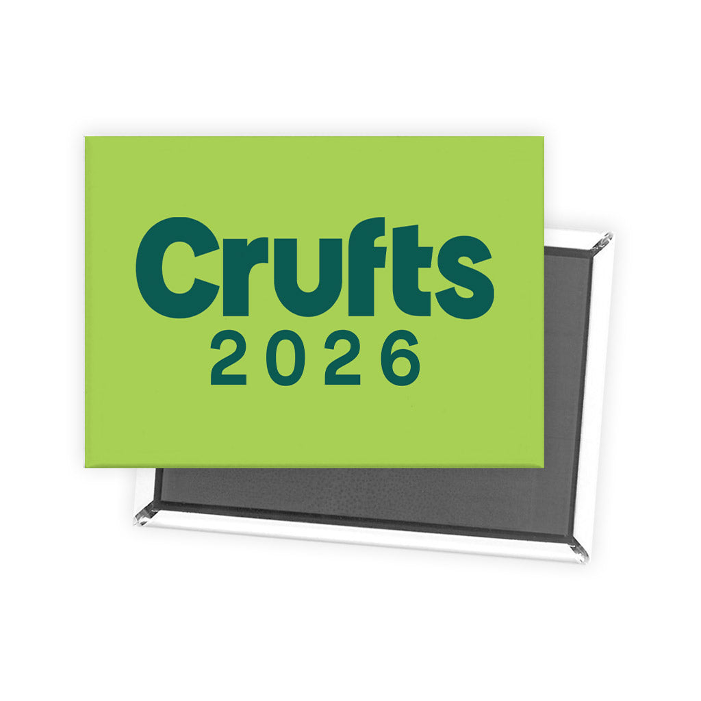 Crufts 2026 Logo Fridge Magnet (2x3") | Commemorative Dog Lover Gift
