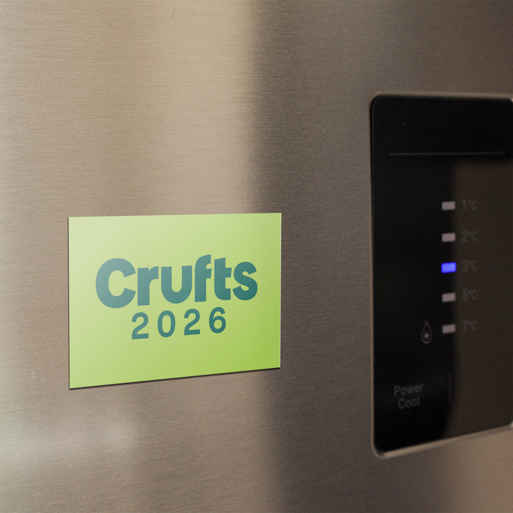 Crufts 2026 Logo Fridge Magnet (2x3") | Commemorative Dog Lover Gift