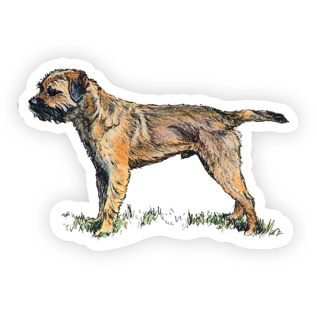 Crufts Border Terrier Sticker