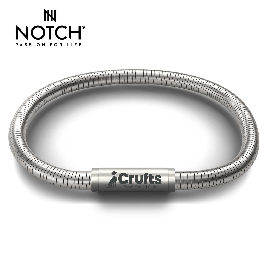 Crufts NOTCH Signature Bracelet with Steel Clasp