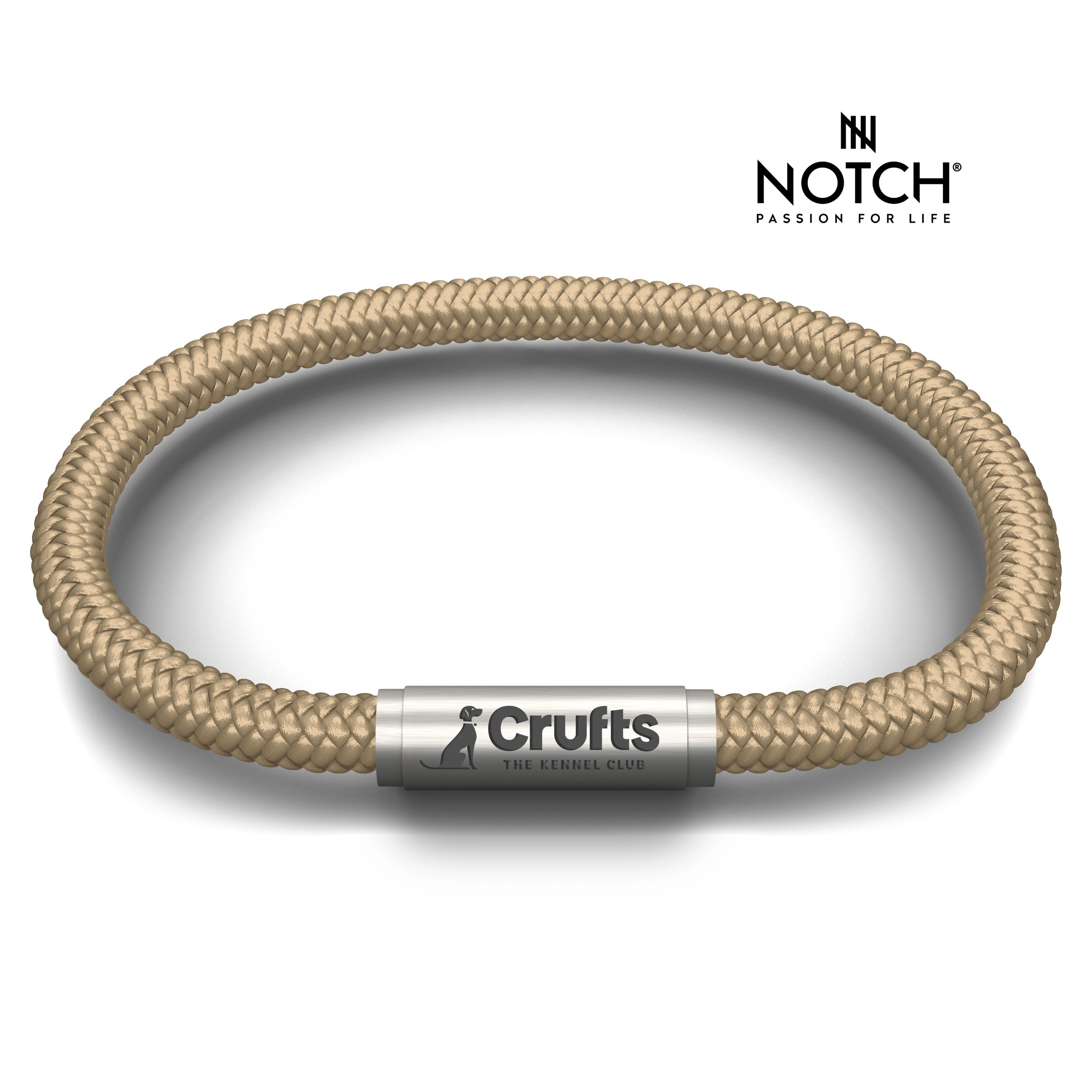 Crufts NOTCH Bracelet Oyster with Steel Clasp