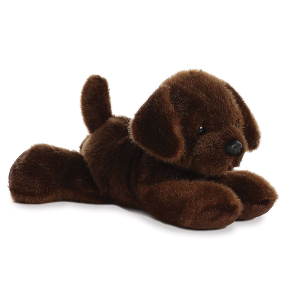 Lil Lucky the Chocolate Lab – 8” Plush Pup