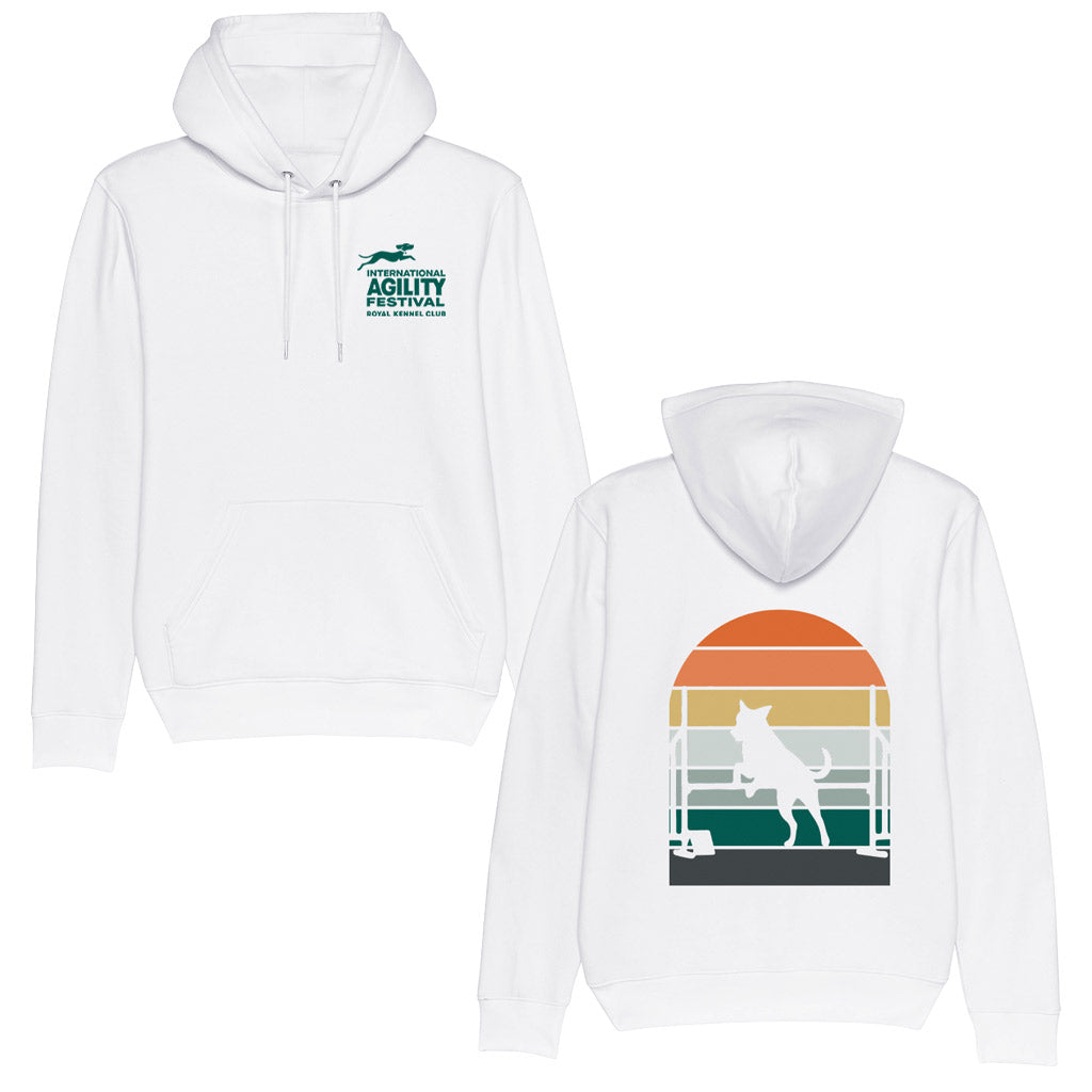 Royal Kennel Club Vintage Hurdle Dog Agility Hoodie | 100% Organic Cotton