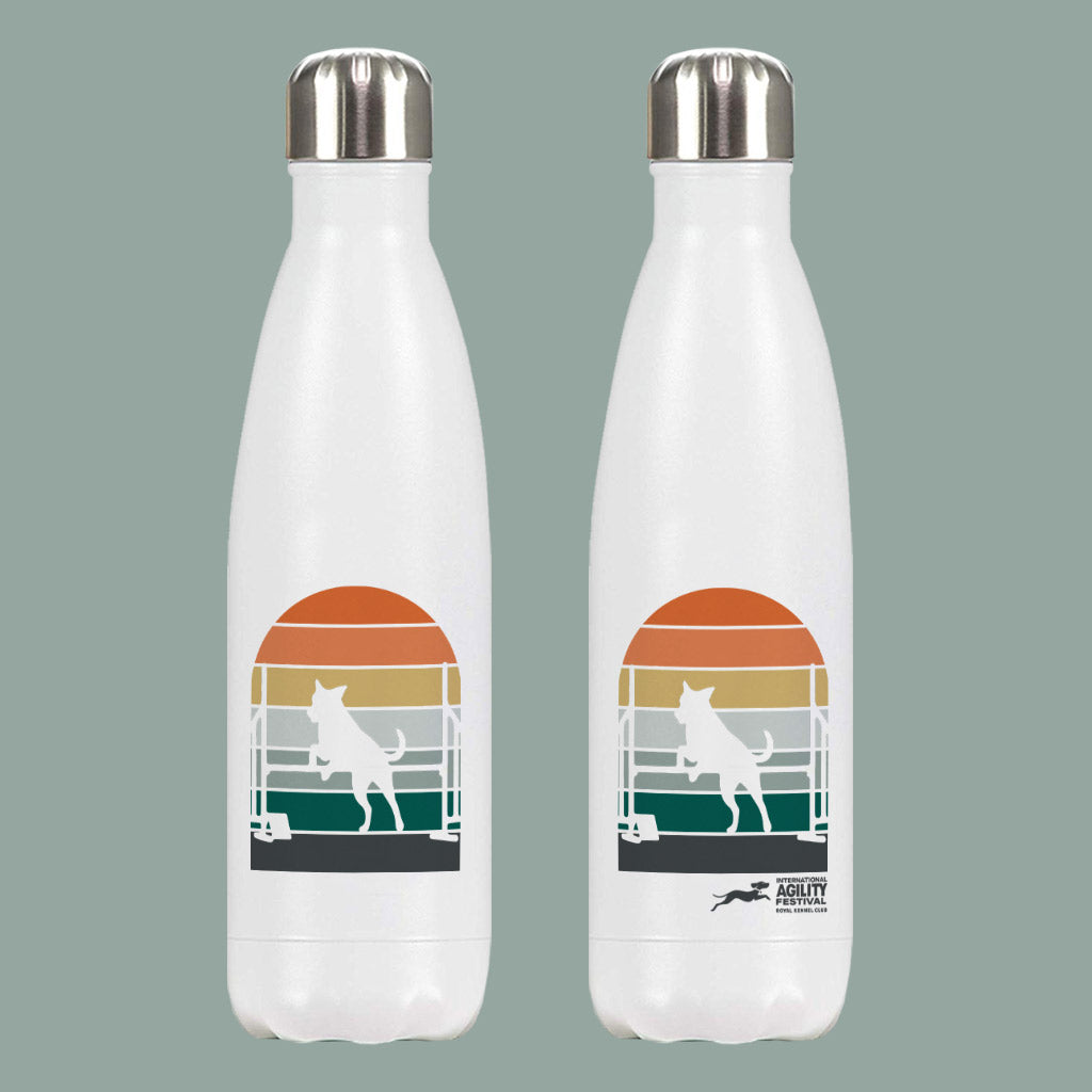 Official Royal Kennel Club Vintage Hurdle Water Bottle | 500ml Stainless Steel
