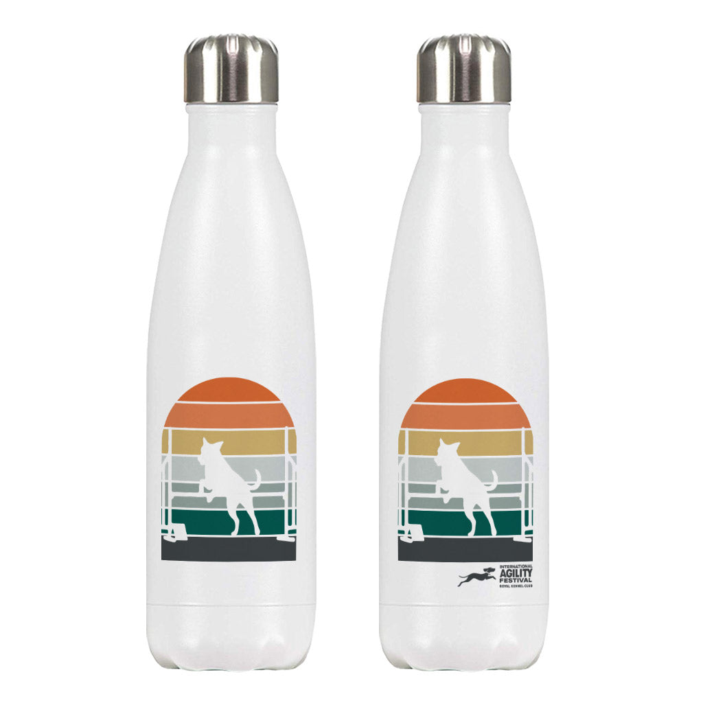 Official Royal Kennel Club Vintage Hurdle Water Bottle | 500ml Stainless Steel