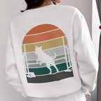 Official Royal Kennel Club Vintage Agility Sweatshirt | Dog Leaping Hurdle