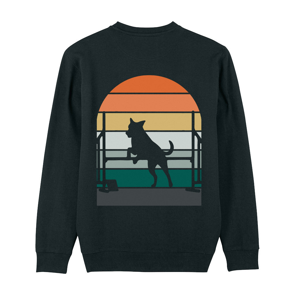 Official Royal Kennel Club Vintage Agility Sweatshirt | Dog Leaping Hurdle