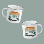 Official Royal Kennel Club Vintage Slalom Dog Enamel Mug | 10oz