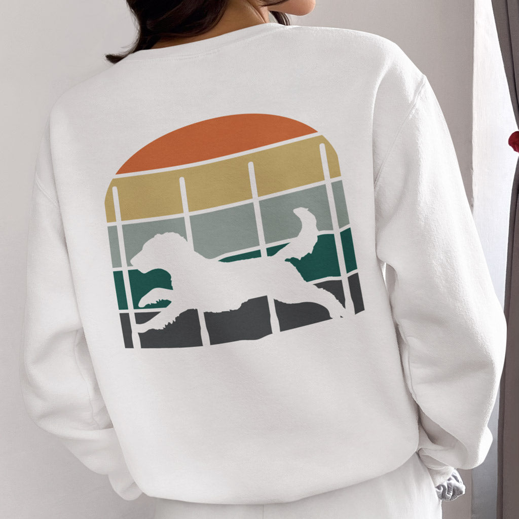 Royal Kennel Club Vintage Slalom Dog Agility Sweatshirt | 100% Organic Cotton