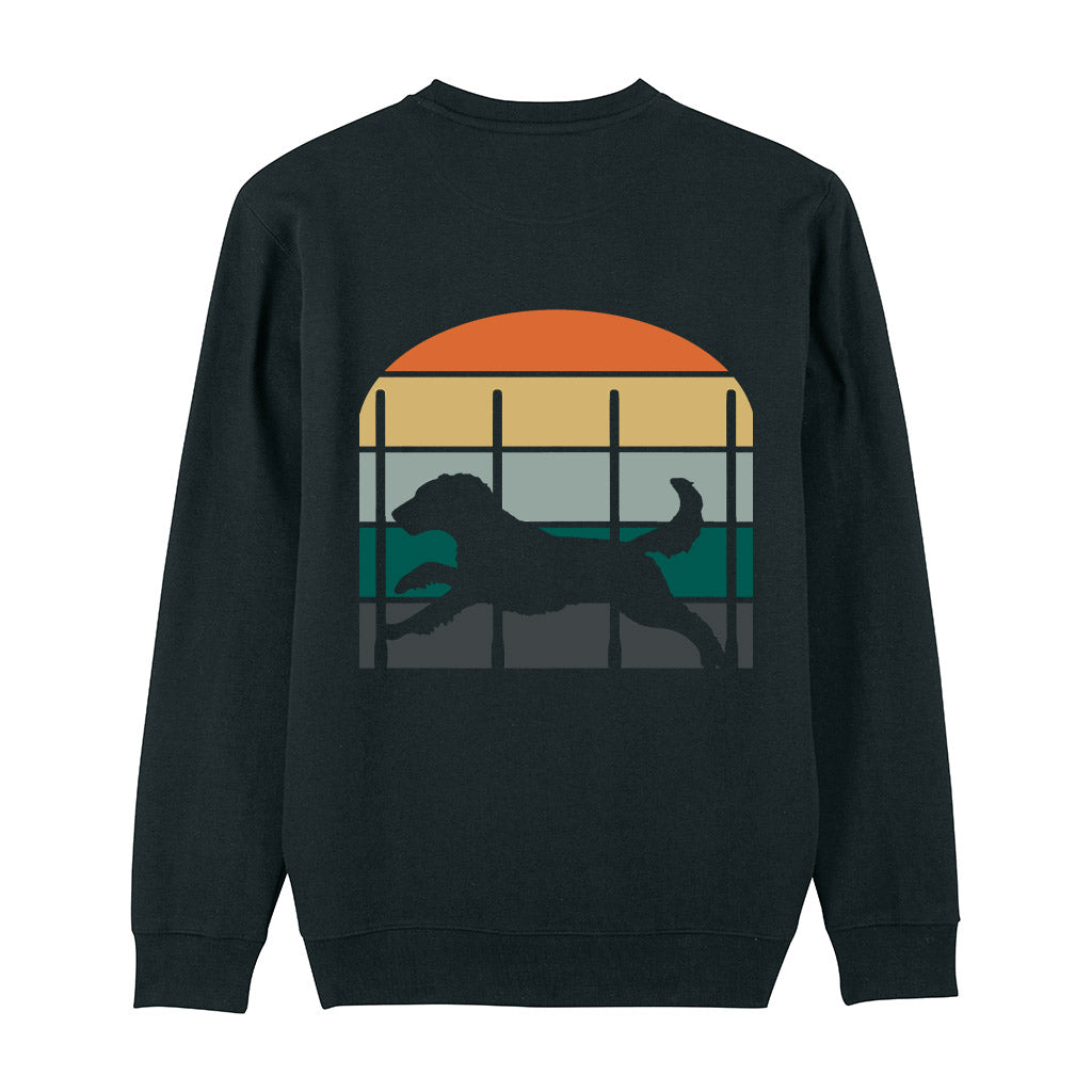 Royal Kennel Club Vintage Slalom Dog Agility Sweatshirt | 100% Organic Cotton