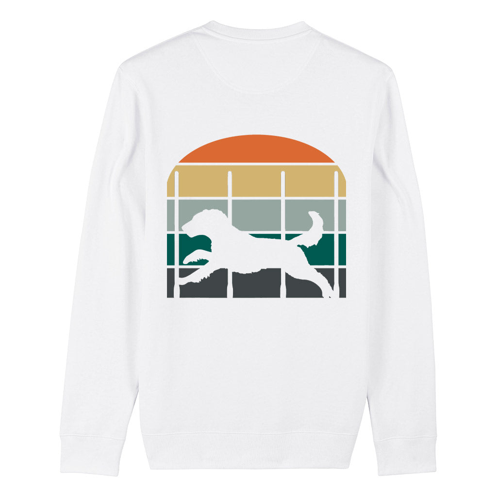 Royal Kennel Club Vintage Slalom Dog Agility Sweatshirt | 100% Organic Cotton