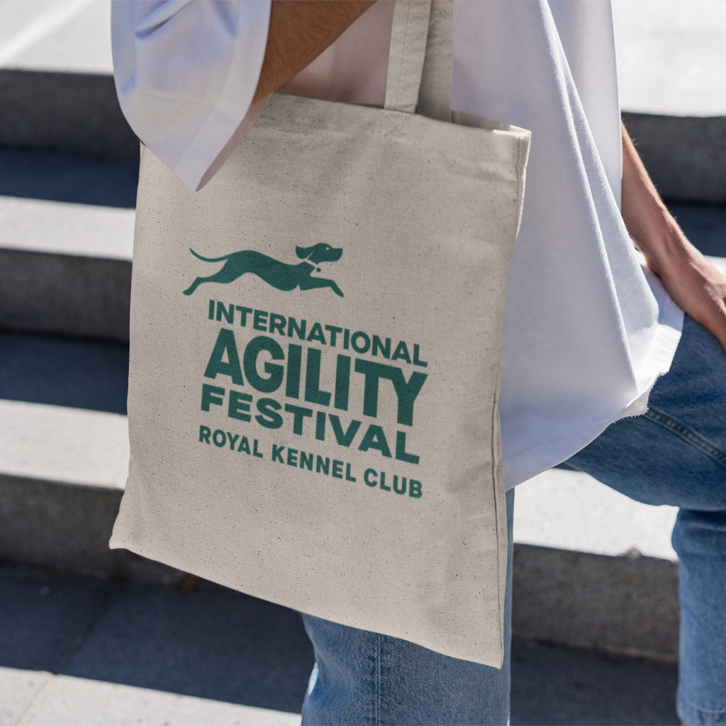 Official Royal Kennel Club International Agility Festival Canvas Tote Bag | 100% Cotton