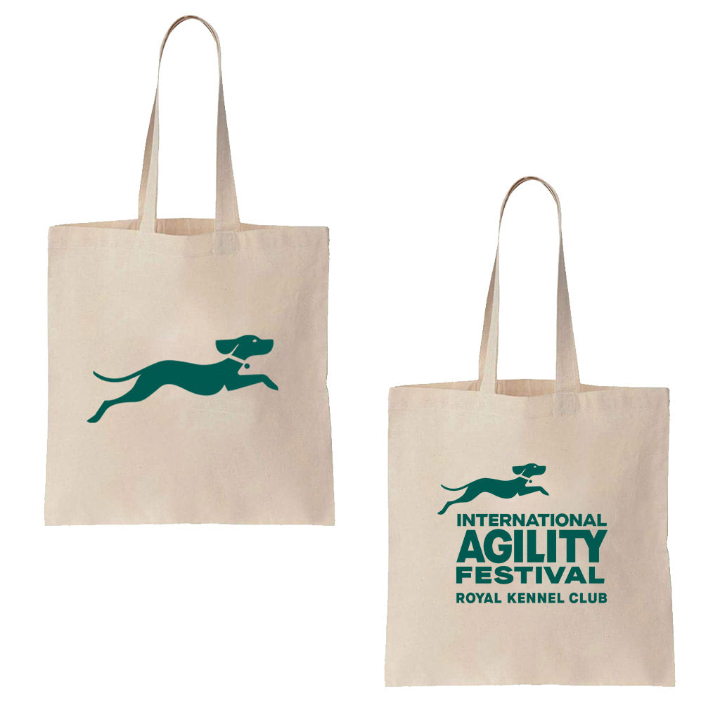 Official Royal Kennel Club International Agility Festival Canvas Tote Bag | 100% Cotton