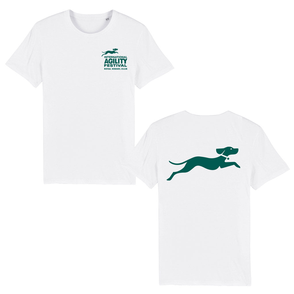 Official Royal Kennel Club International Agility Festival T-Shirt | 100% Organic Cotton