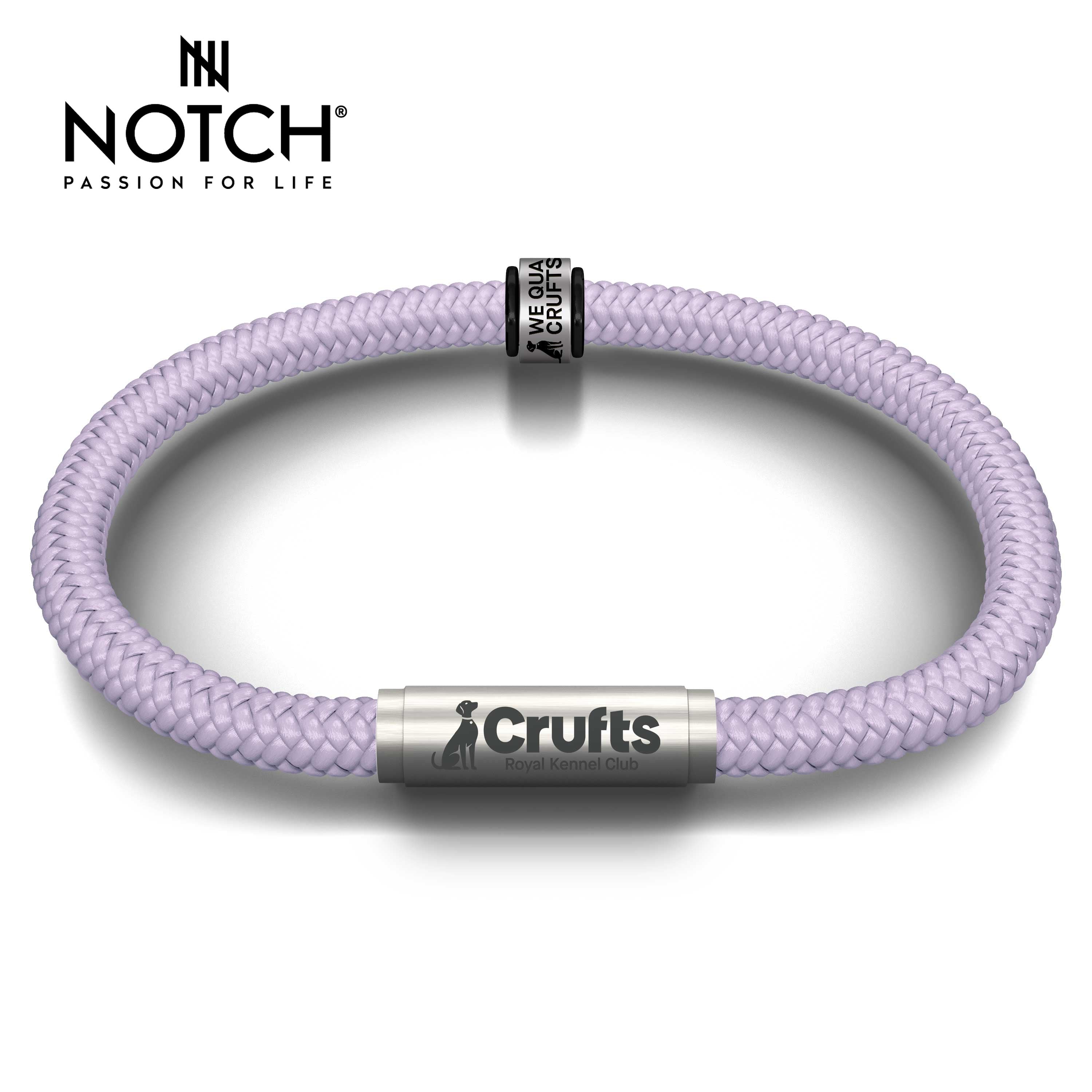We Qualified Crufts 2026 Cord Bracelet and Notch Charm