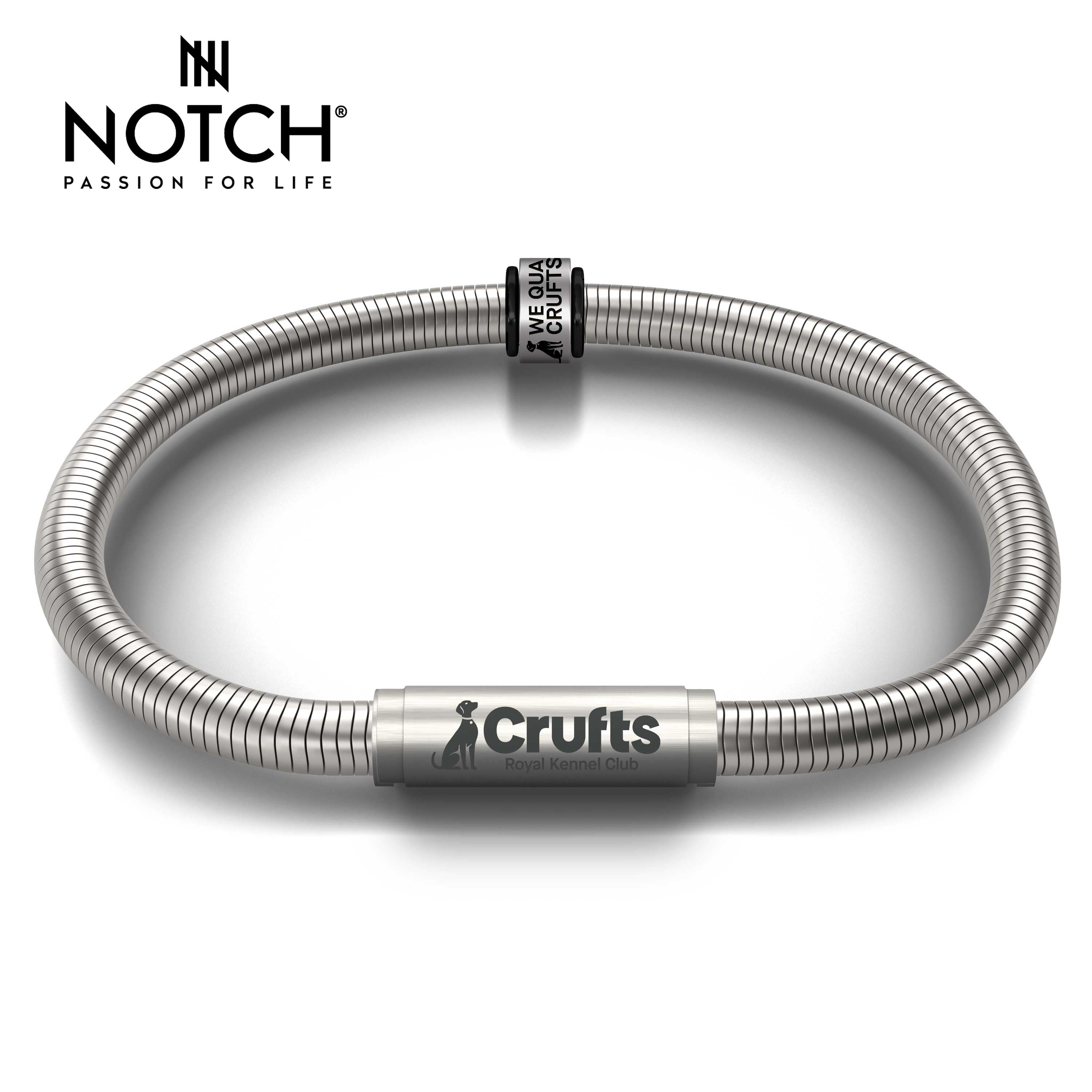 We Qualified Crufts 2026 Signature Bracelet and Notch Charm